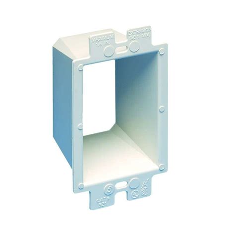 electrical box extender sleeve|electrical box extender.